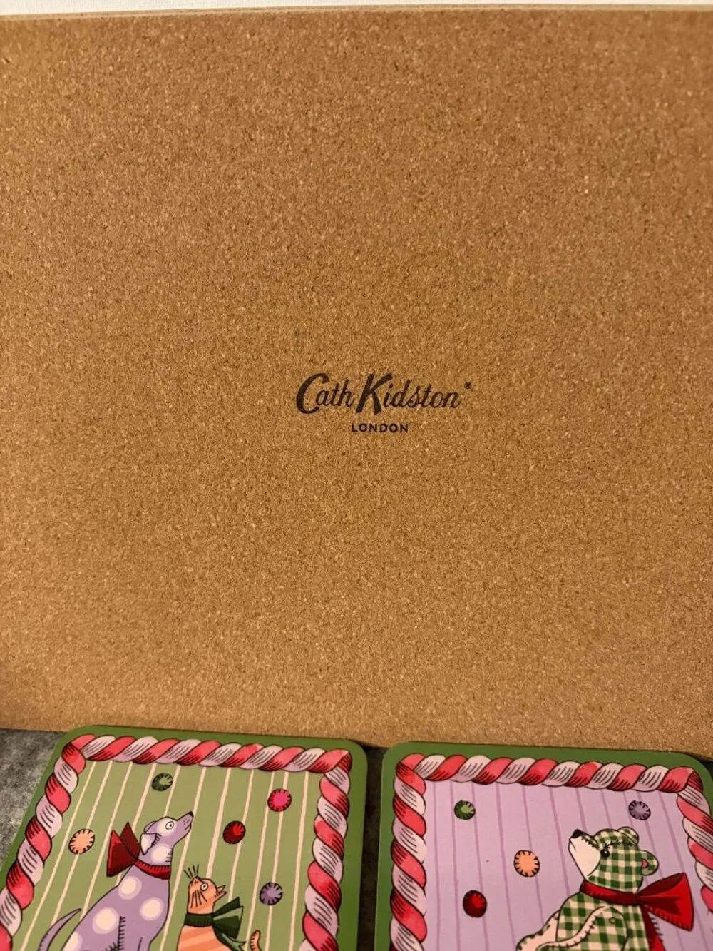 Cathy Kidston Christmas Designed Place Mats and Coasters  11.25